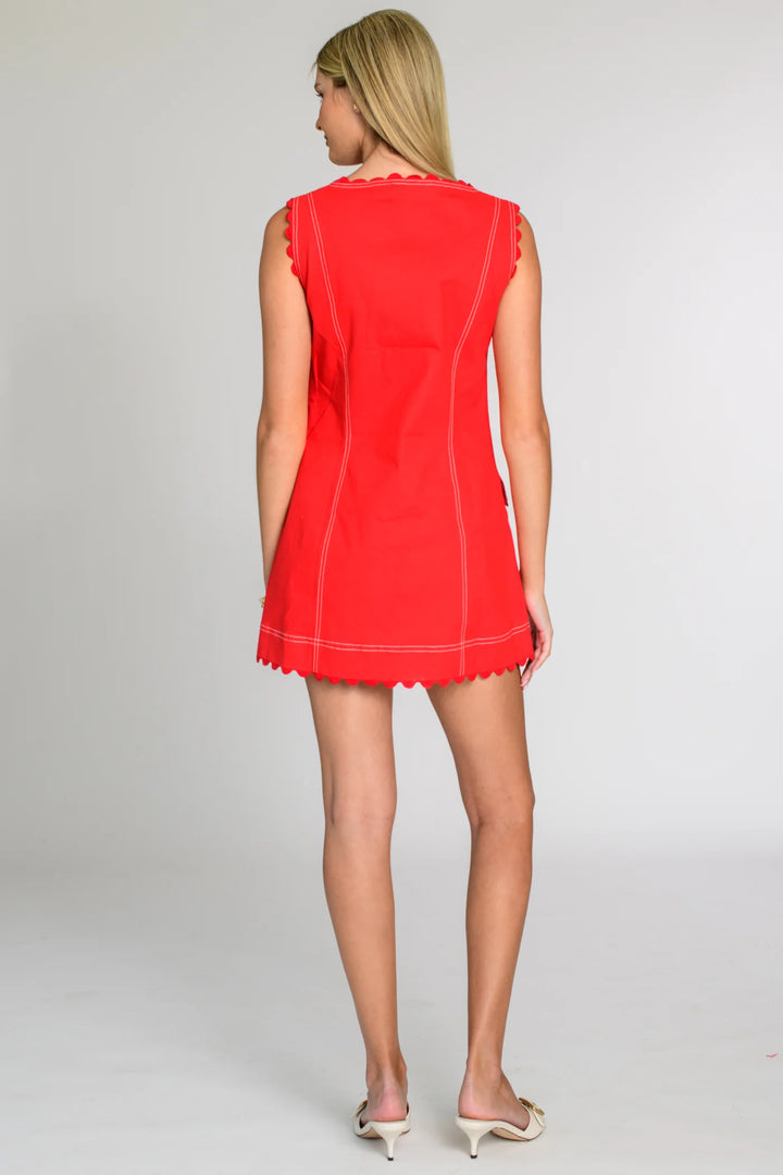 Rory Dress - Poppy Red