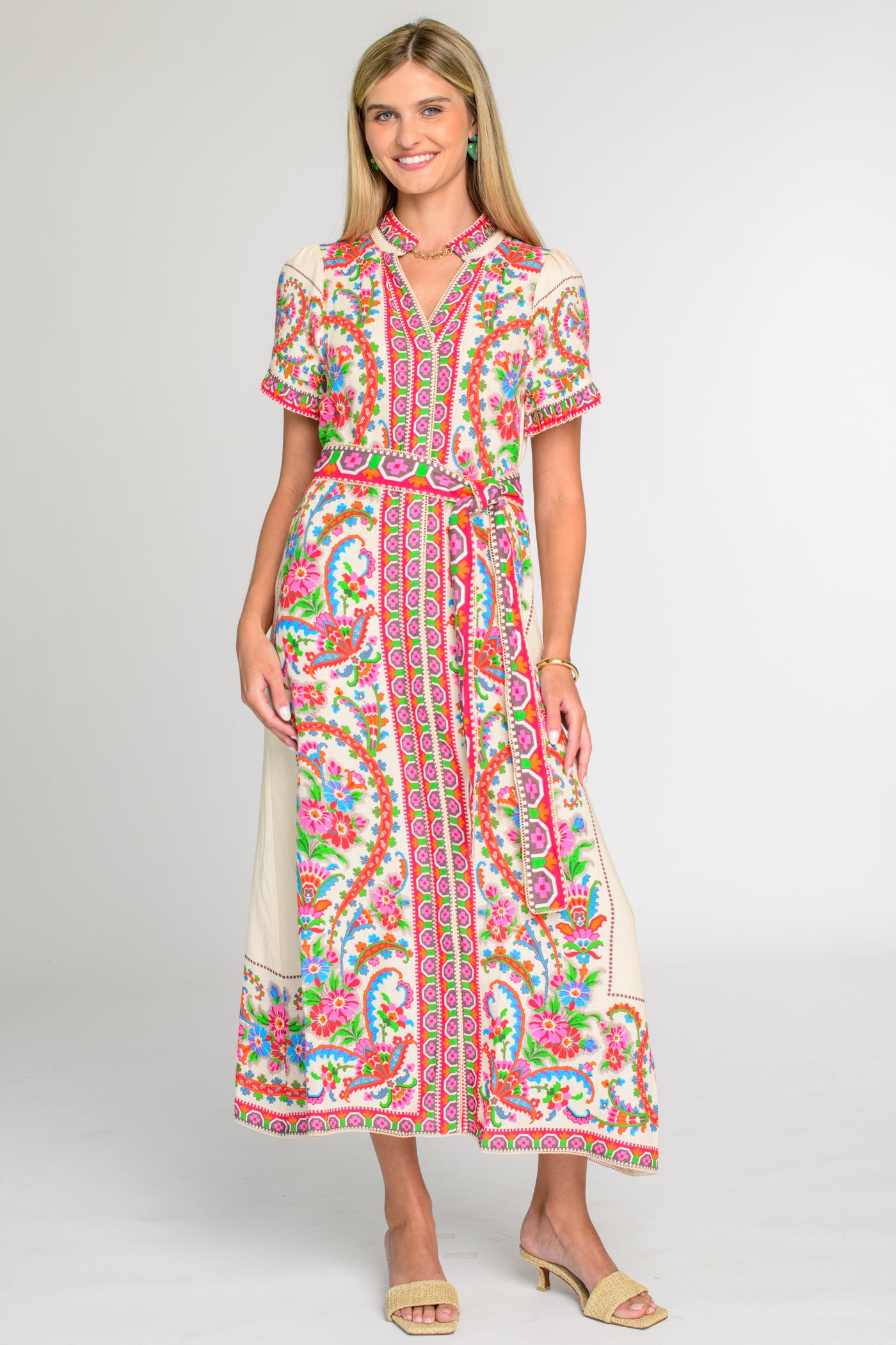 Carlisle Dress - Scroll W/It