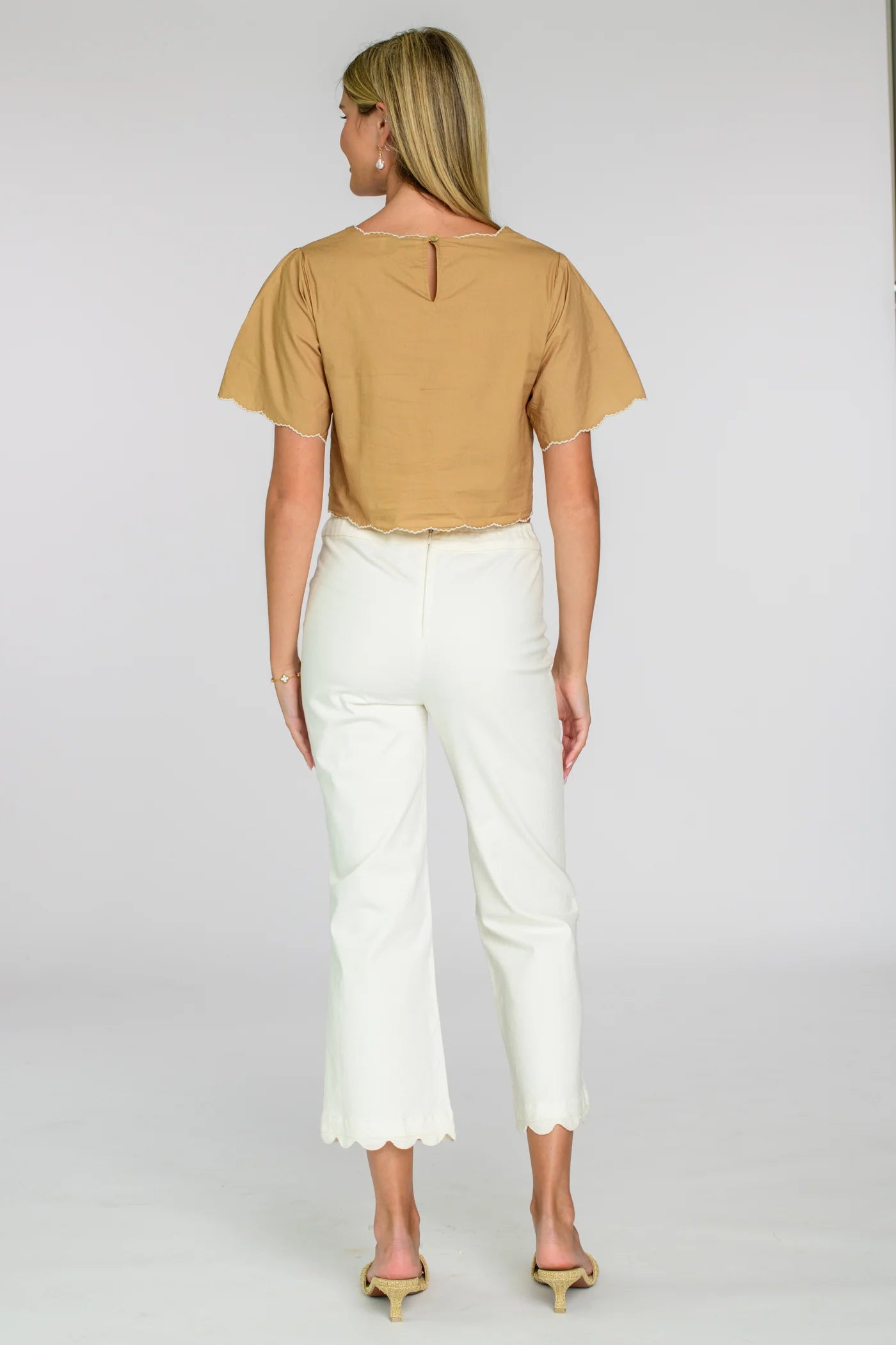 Paloma Top - Poppy Patch Iced Coffee