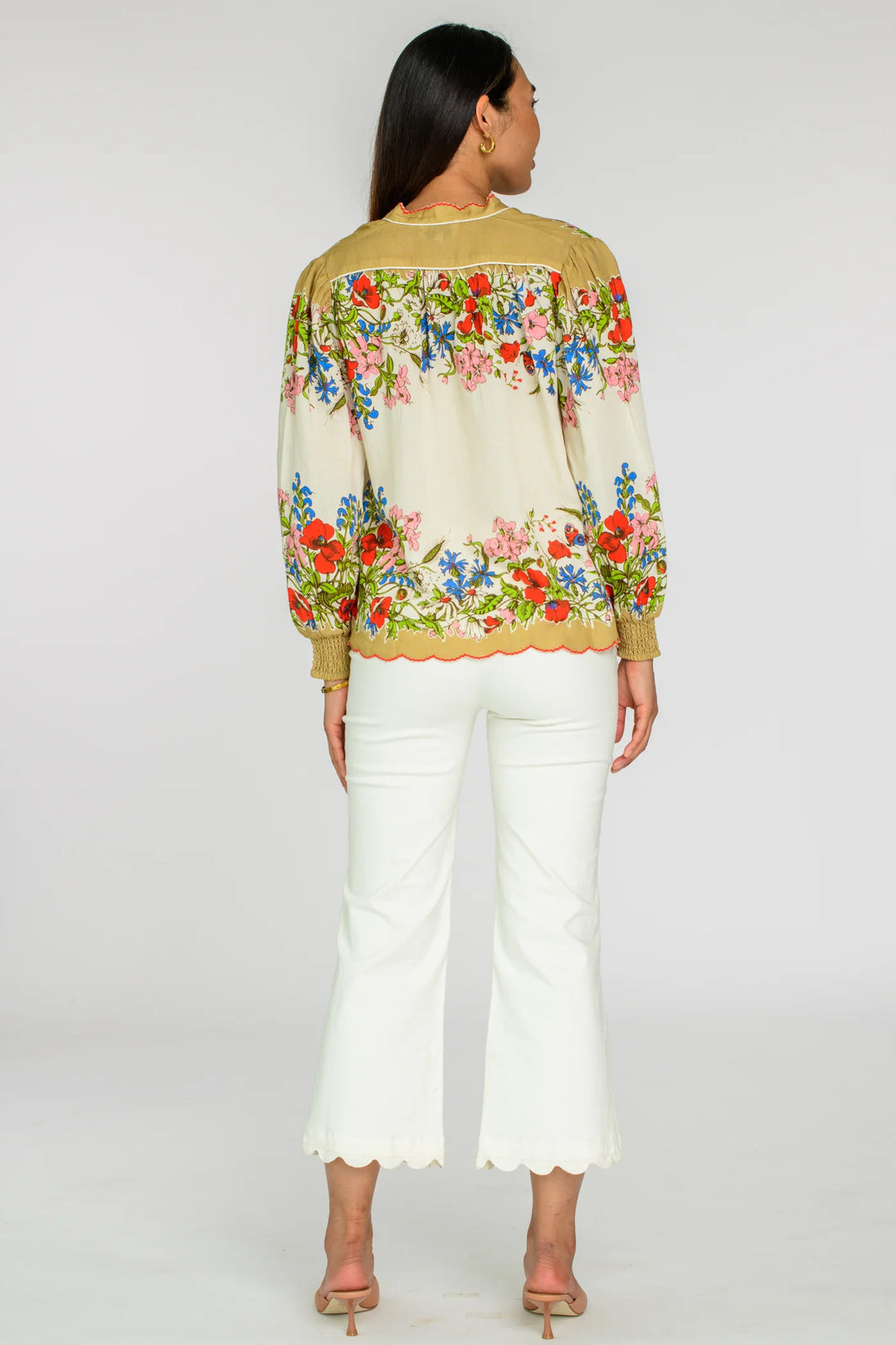 Emily Top - Butterfly Garden