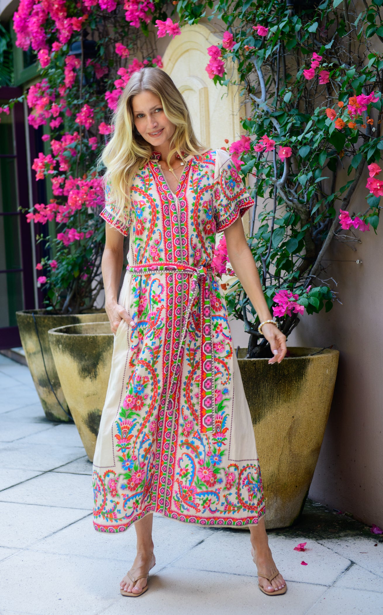 Carlisle Dress - Scroll W/It