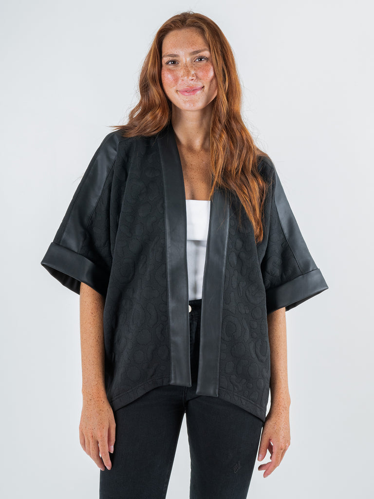 Coco Cape Jacket Jet Black