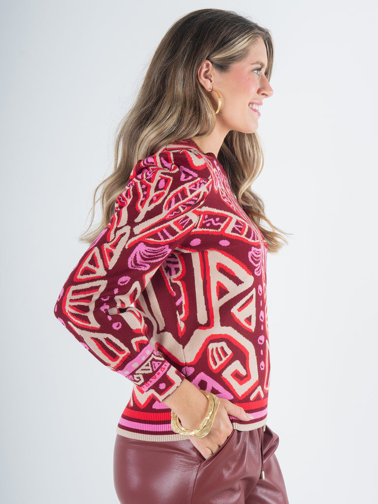 Julia Sweater tribal Palm