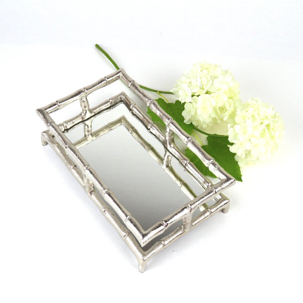 BMH - Silver Bamboo Guest Towel Holder