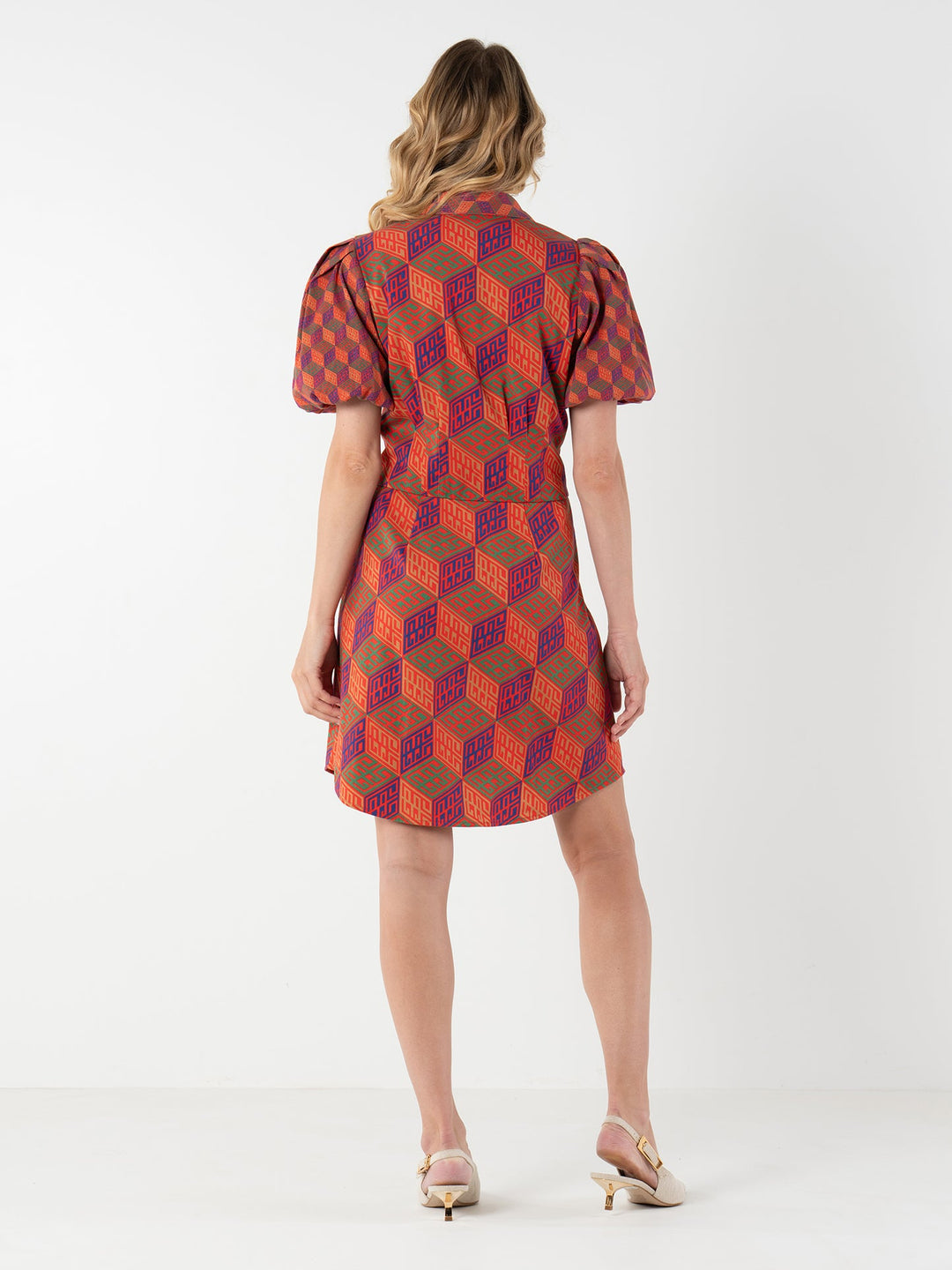 Britt Dress - Vintage Monogram