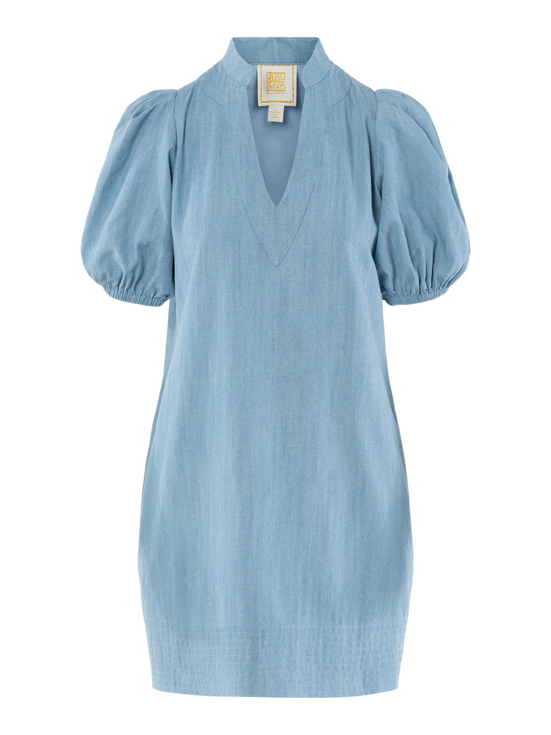 Hampton Mini Dress - Denim Chambray