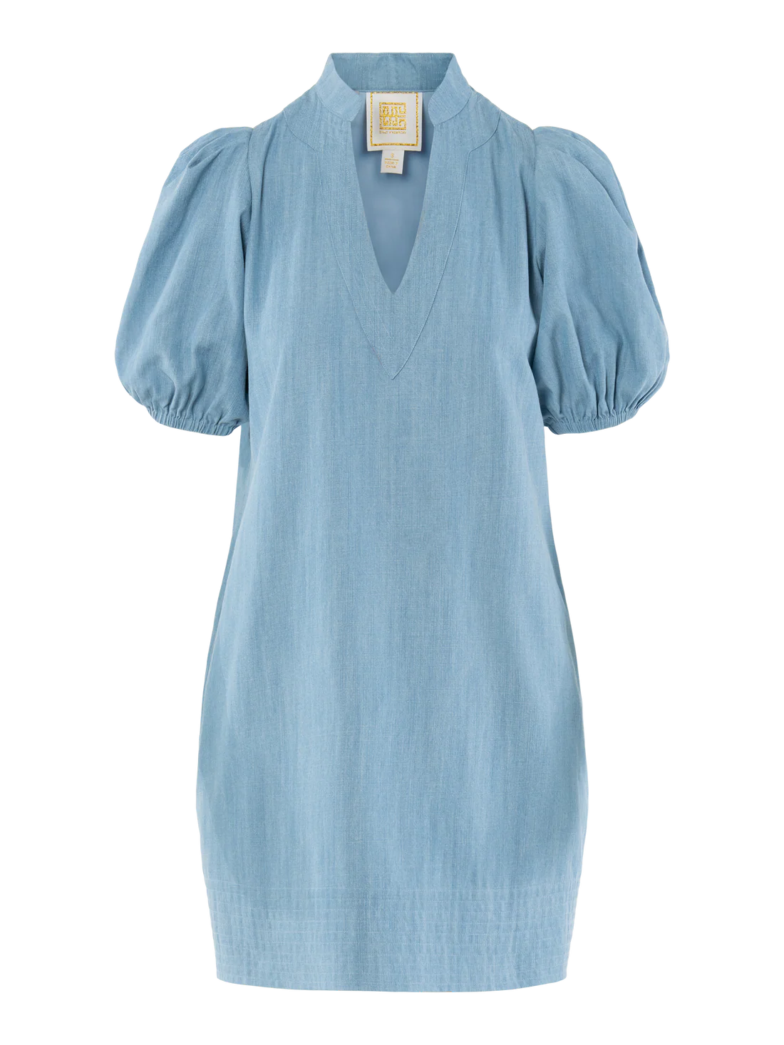 Hampton Mini Dress - Denim Chambray