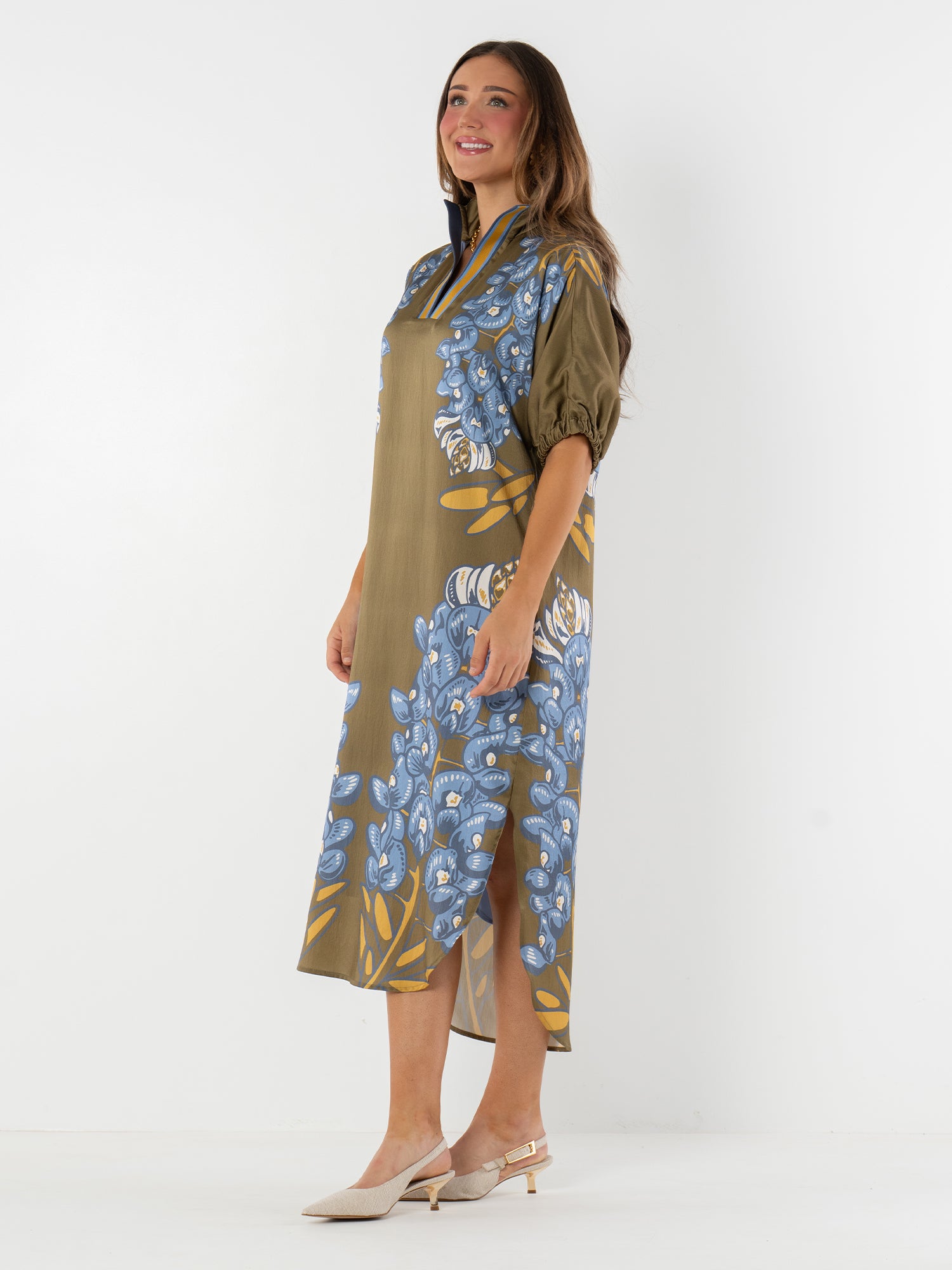 Poppy Caftan - Bluebonnet