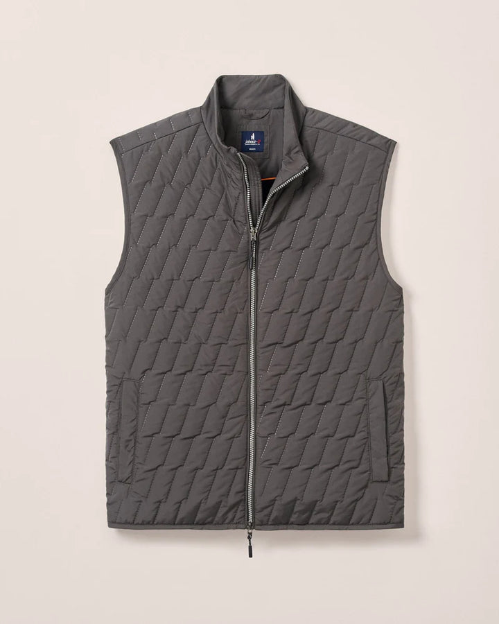 Belfry Quilted Puffer Vest- Dark Gray