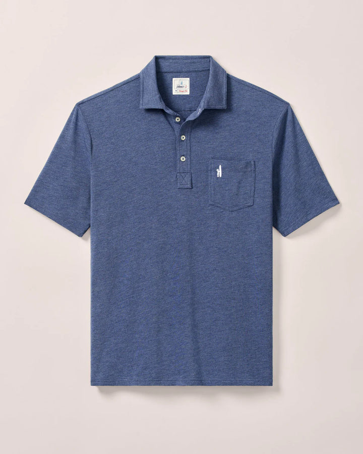 Original 4-Button Polo - Heathered 2.0 - Oceanside