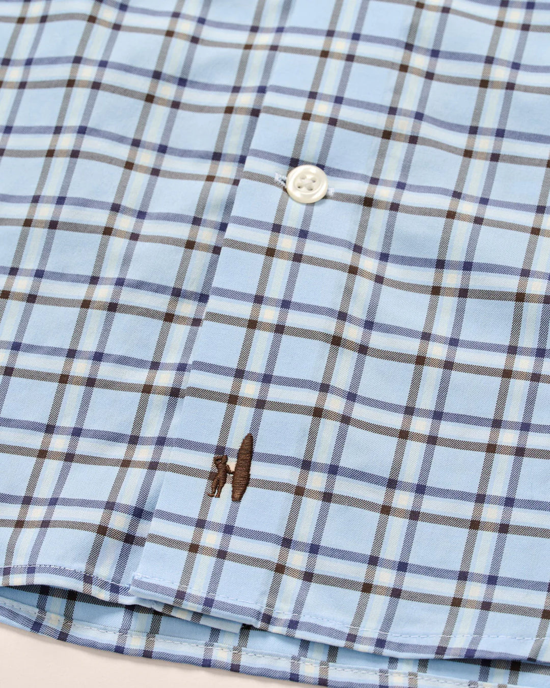 Featherweight Perf. Button Down Shirt - Jaden - Malibu