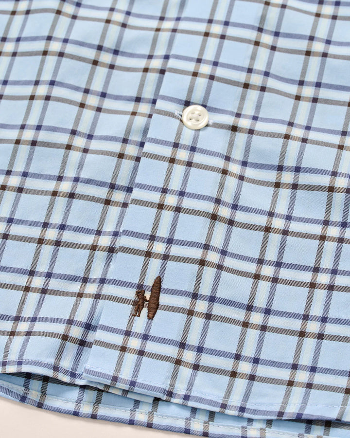 Featherweight Perf. Button Down Shirt - Jaden - Malibu
