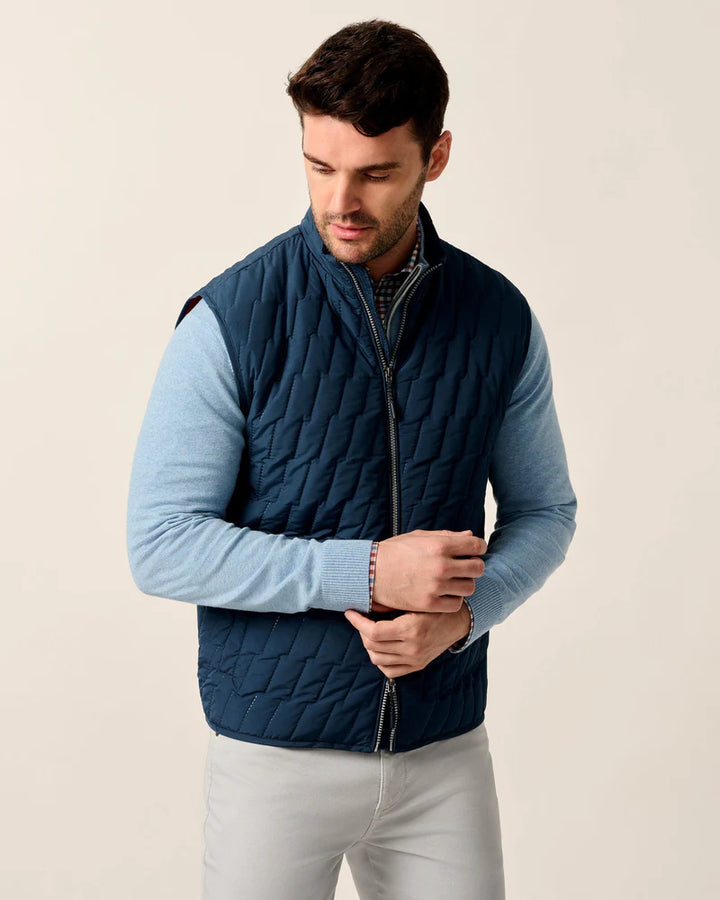 Belfry Quilted Puffer Vest-Space