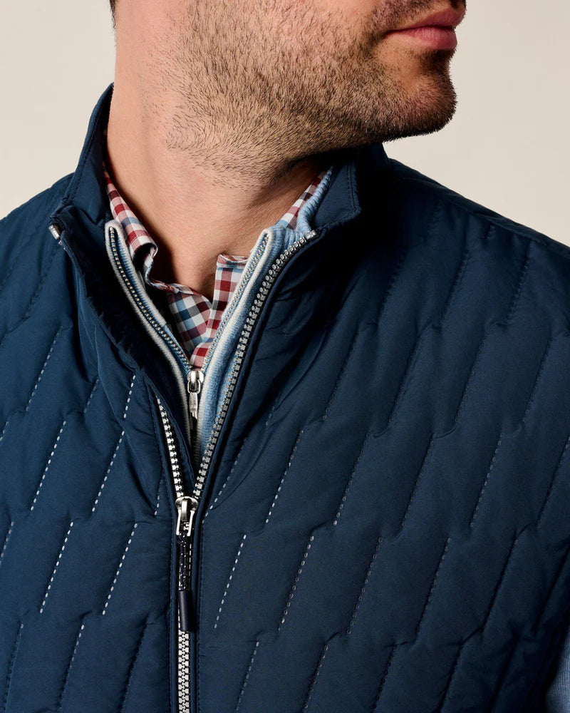 Belfry Quilted Puffer Vest-Space