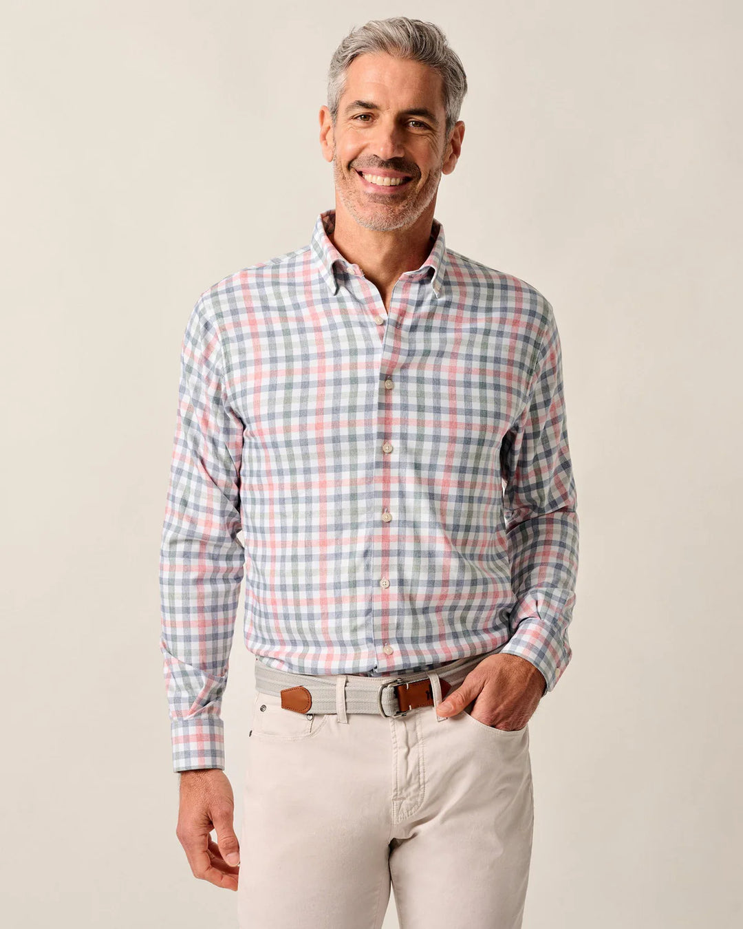 Everyday Perf. Button Down Shirt - Callum - Navy