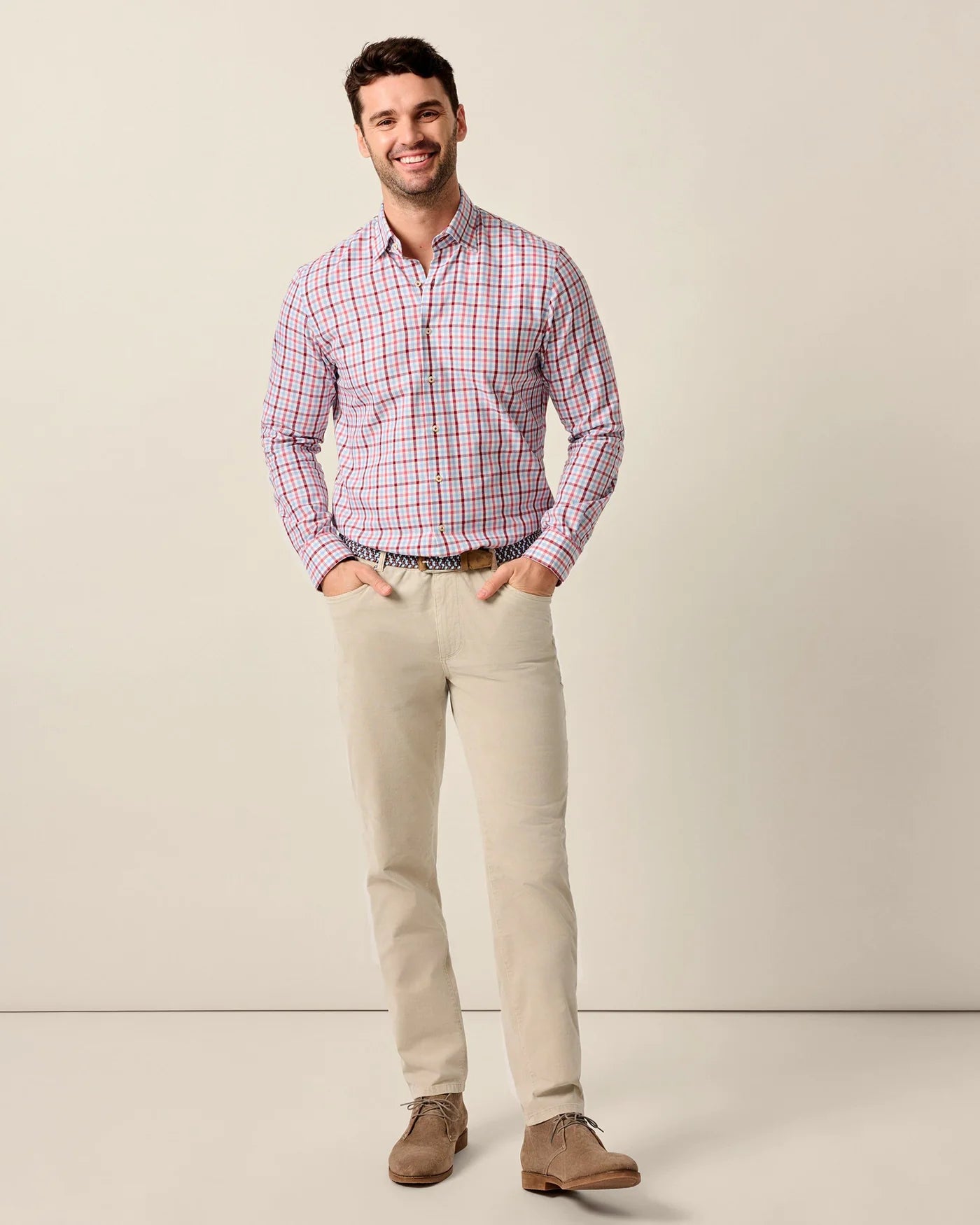 Hampton Pant- Stone