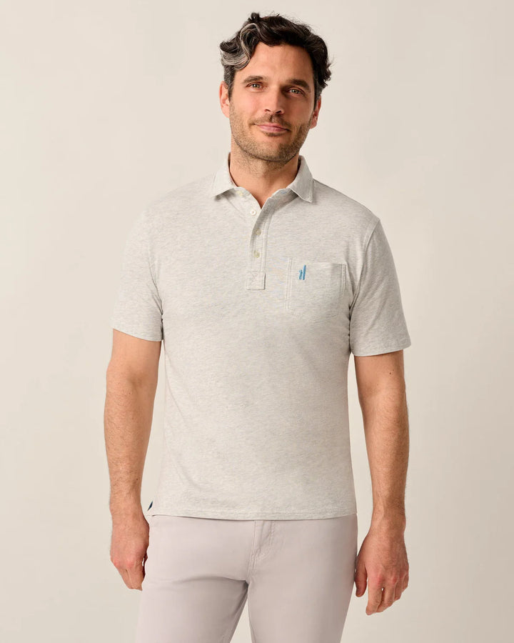 Original 4-Button Polo - Heathered 2.0 - Gray
