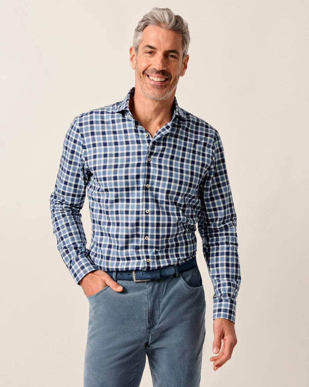 Pierce Button Down Shirt-Wake