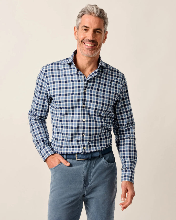 Pierce Button Down Shirt-Wake