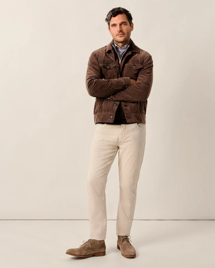Rhett Corduroy Trucker Jacket-Coffee