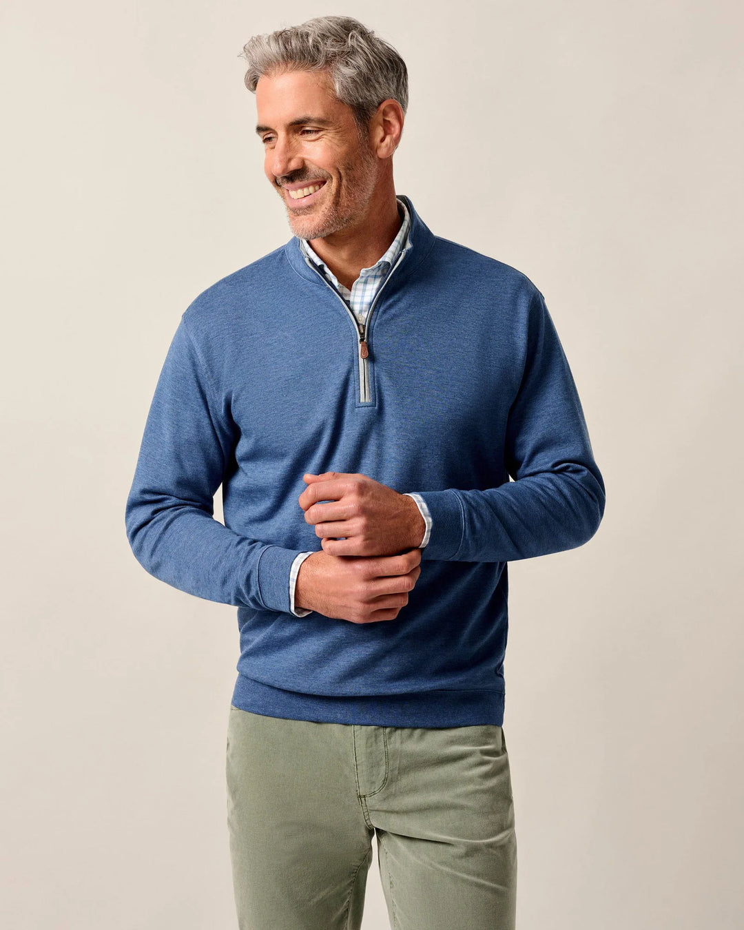 Sully 1/4 Zip Pullover-Sapphire