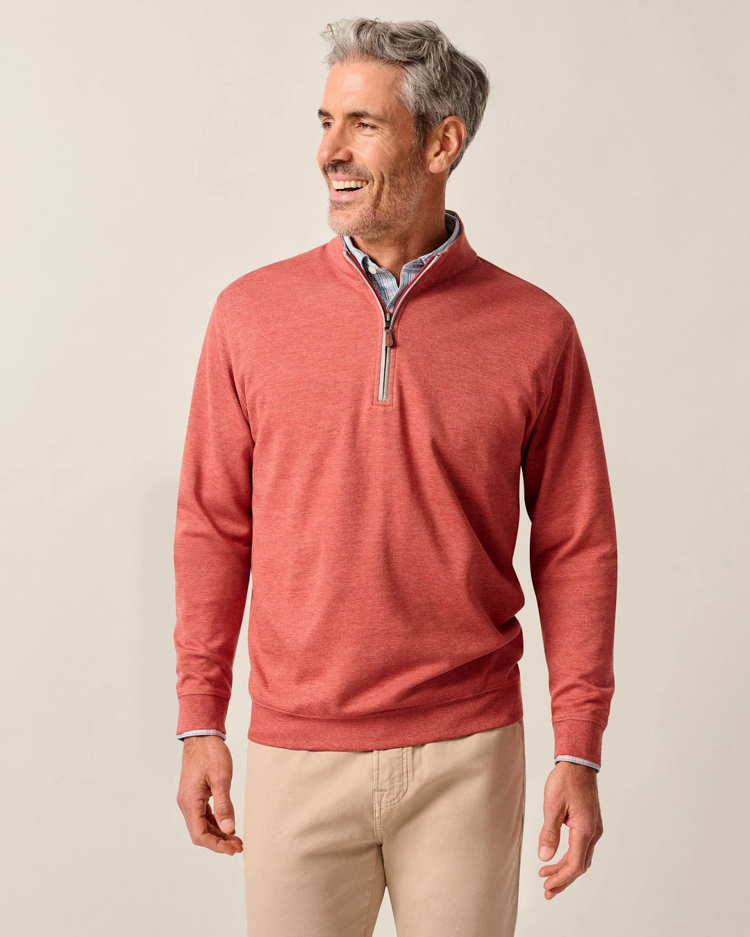 Sully 1/4 Zip Pullover-Snapper