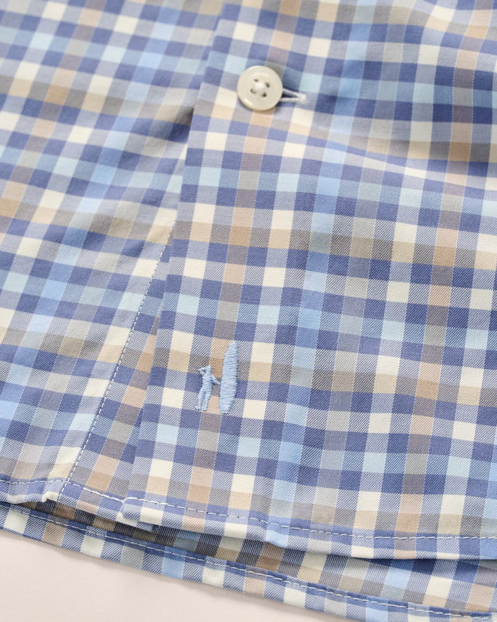 Featherweight Perf. Button Down Shirt - Olie - Navy