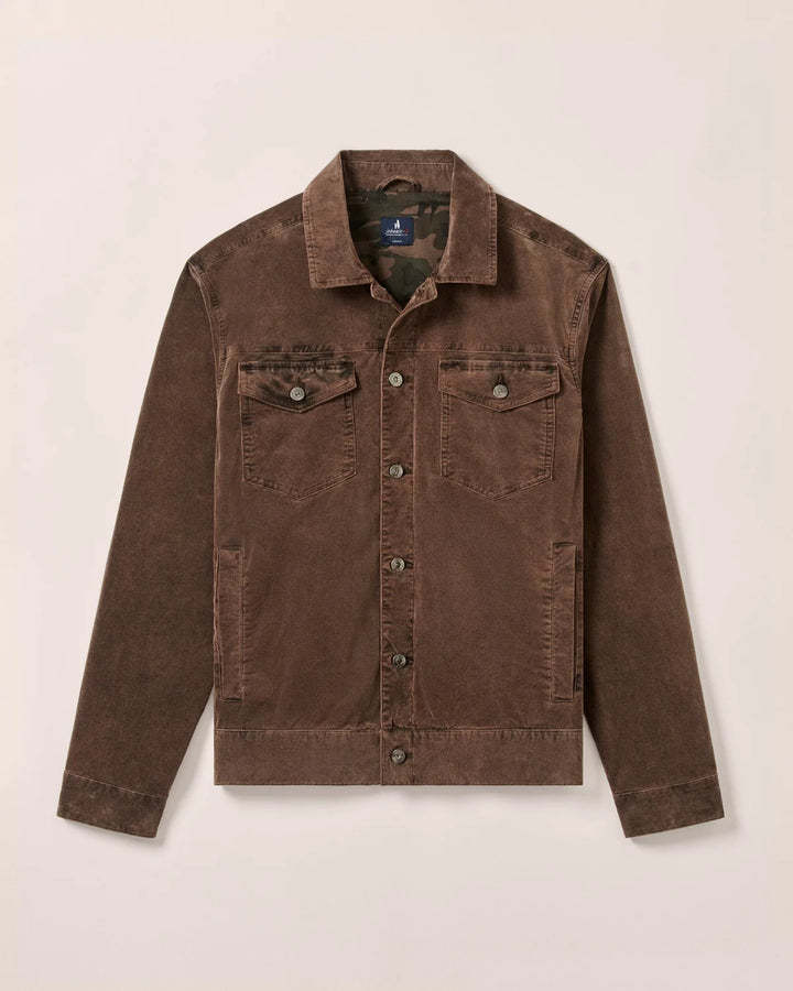 Rhett Corduroy Trucker Jacket-Coffee