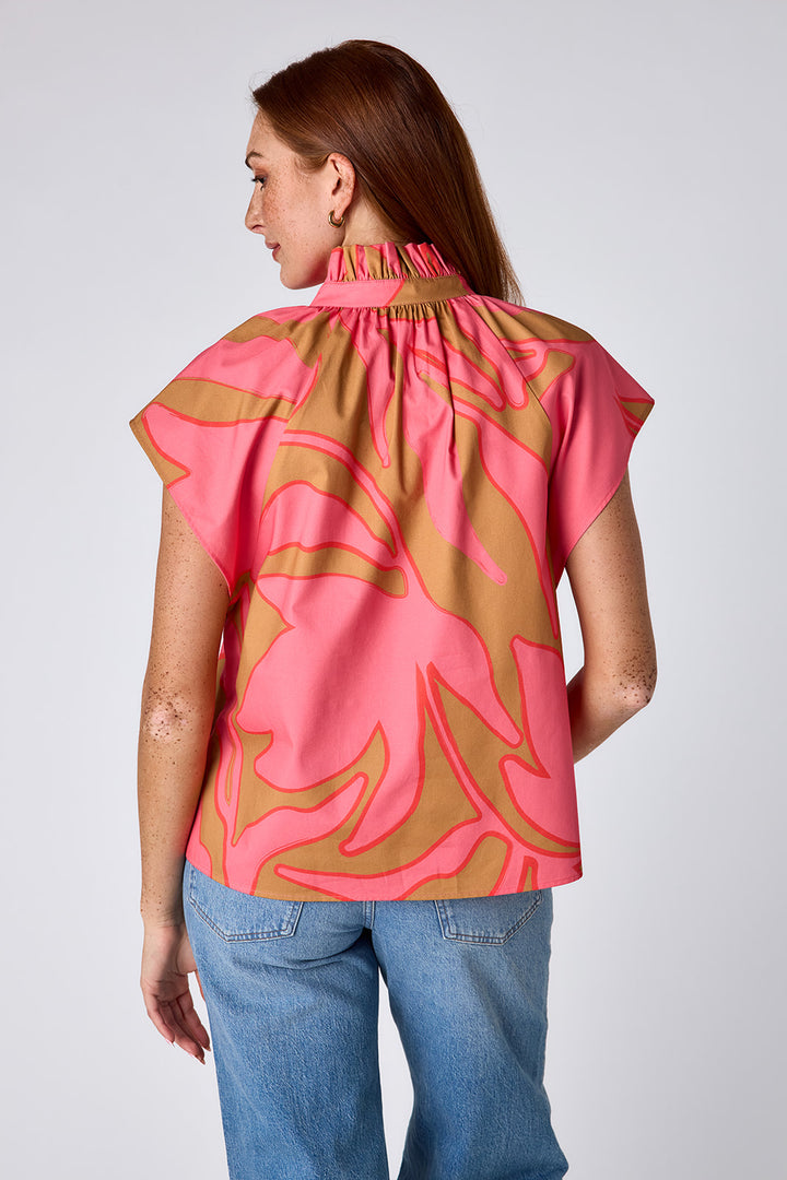 Billie Blouse - Pressed Floral