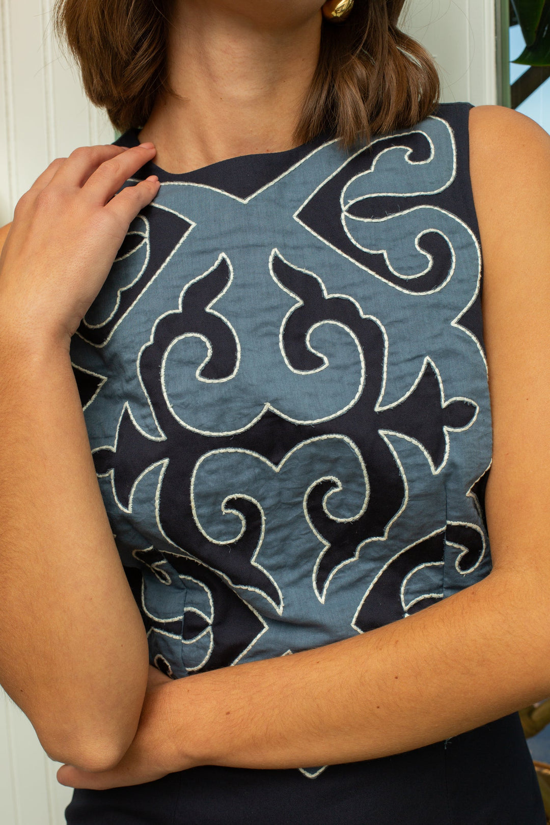 Francis Midi - Navy/Light Blue