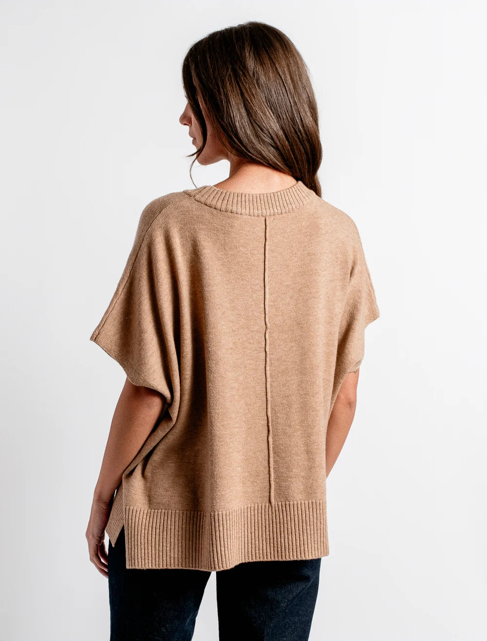 Gwyneth 'Caroline' Top-Camel-One Size