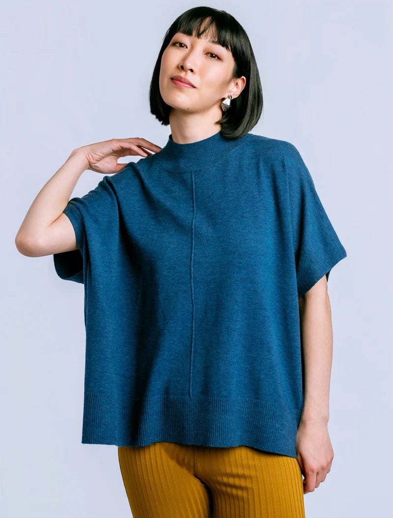 Caroline Top - Mosaic Teal