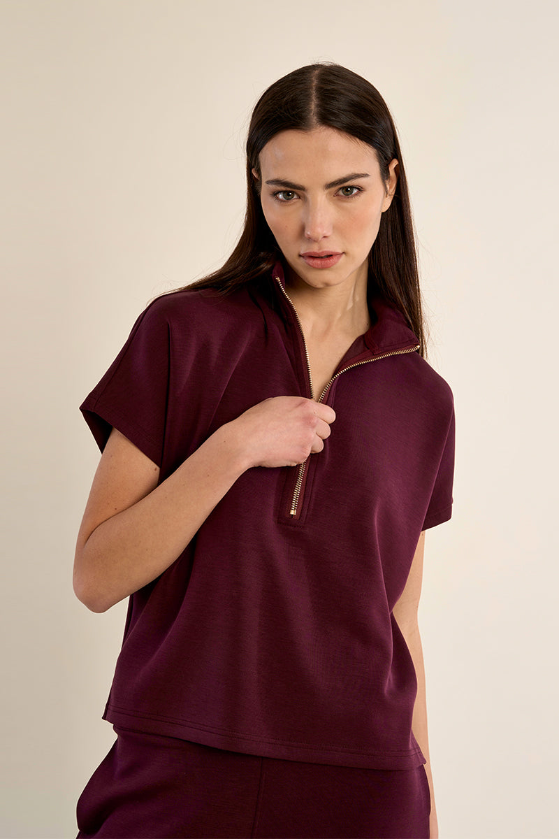 Gala Sweatshirt - Dark Red