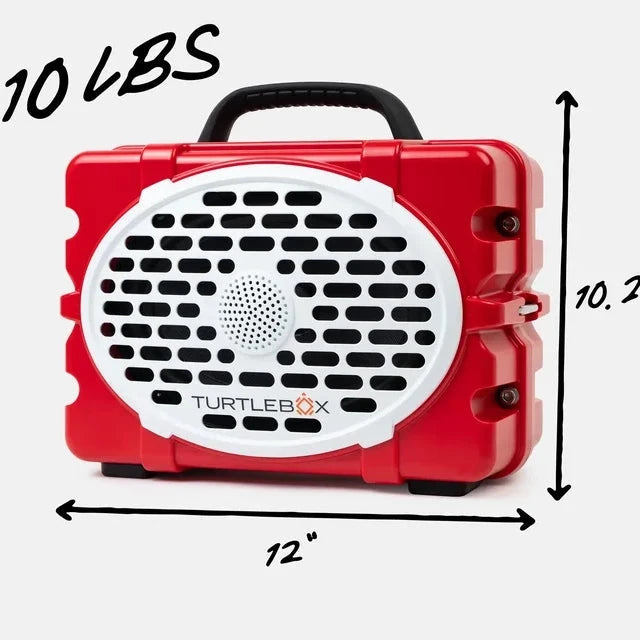 Turtlebox GEN 3 - Red/White/Black
