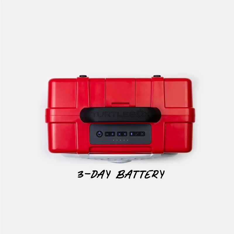 Turtlebox GEN 3 - Red/White/Black