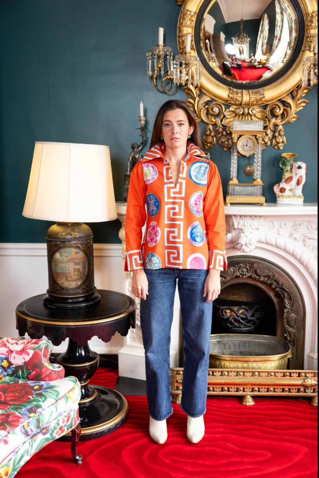 Lana Relaxed Shirt - Greek Revival