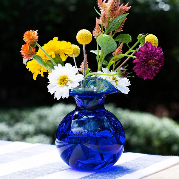 BMH - Vietri Hibiscus Vase Cobalt S