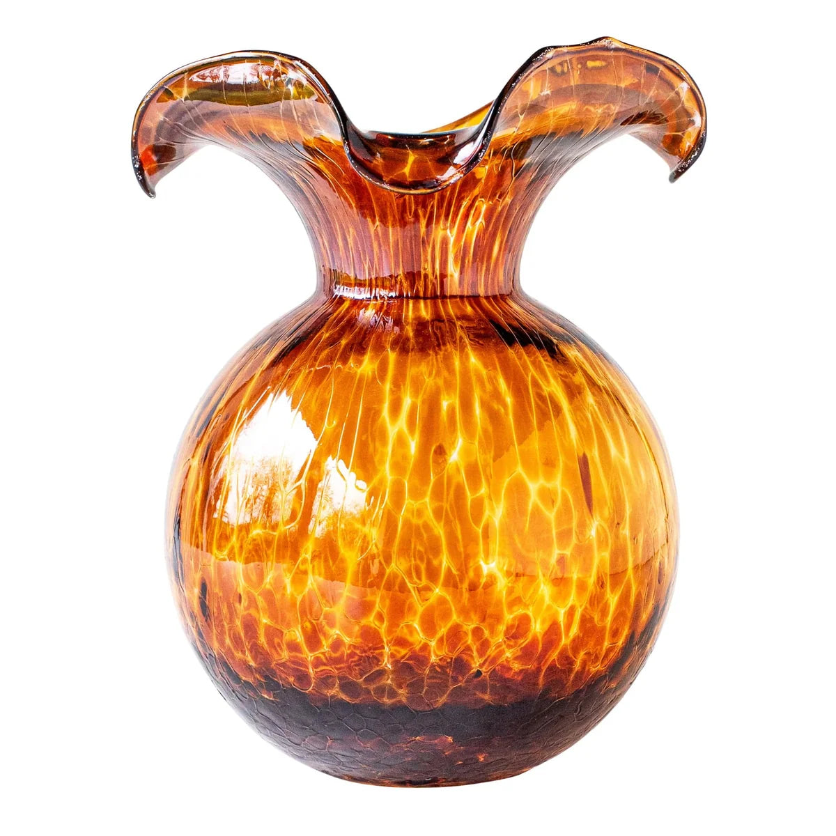 BMH - Vietri Hibiscus Vase, M Tortoise