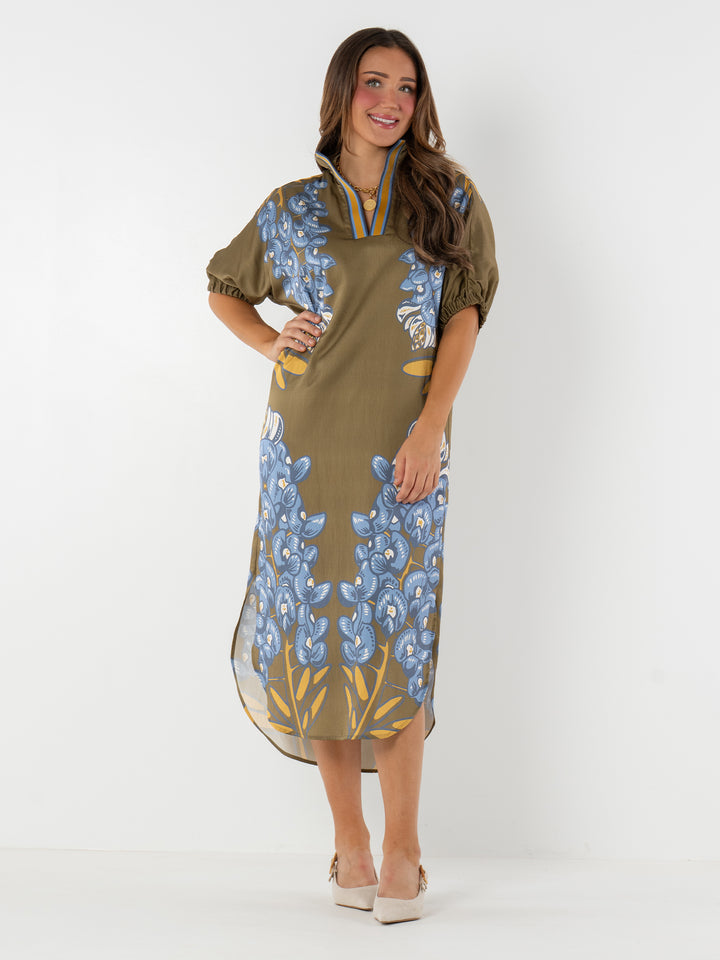 Poppy Caftan - Bluebonnet