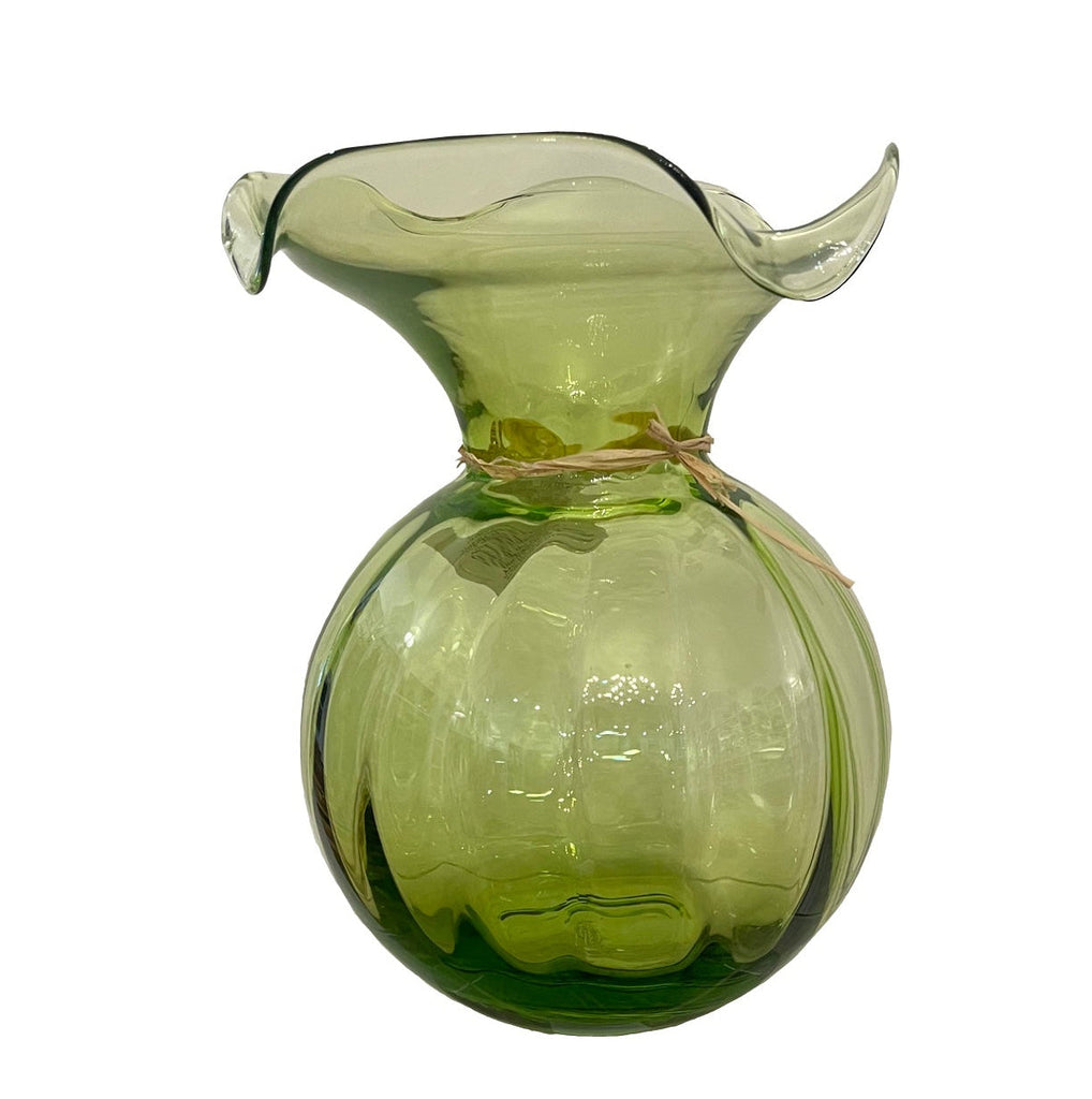 BMH - Green Glass Vase