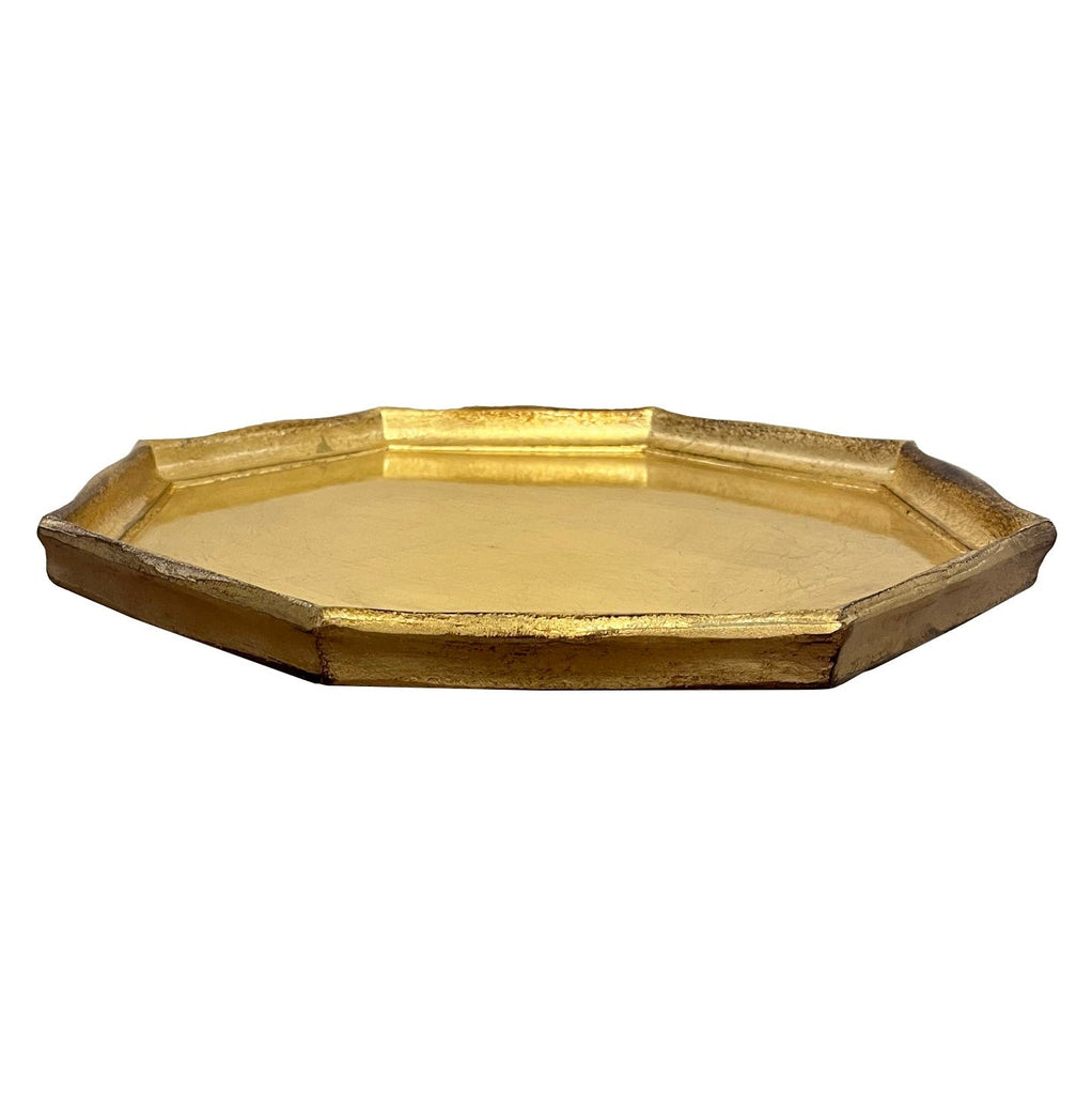 BMH - Brushed Gold Octagonal Tray