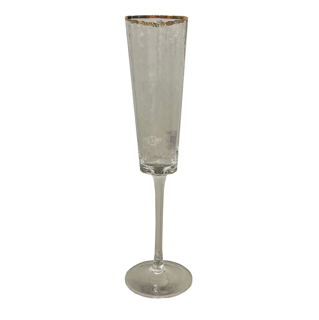 BMH - Champagne Flute Clear/Gold