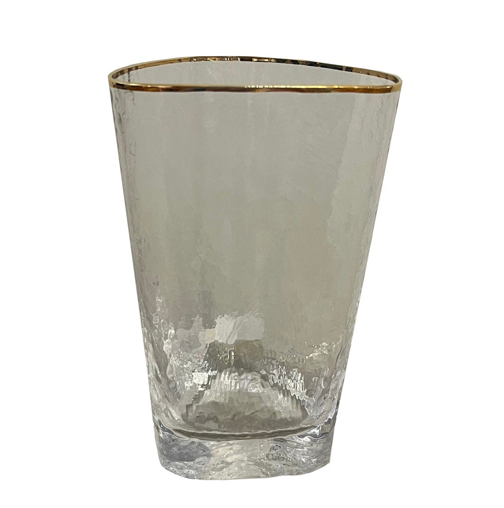 BMH - High Ball Glass Gold Rim