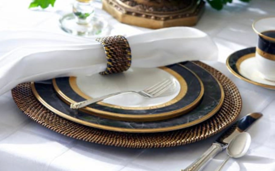 BMH - Handwoven 13” Plate Chargers (2)