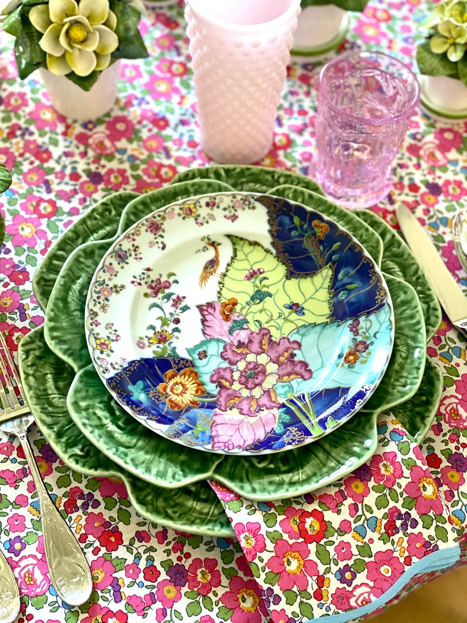 BMH - Tabacco Leaf Salad Plate (8)