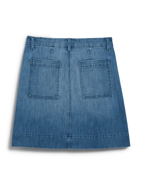 Jameson Skirt - Utility Blue w/Light Wash