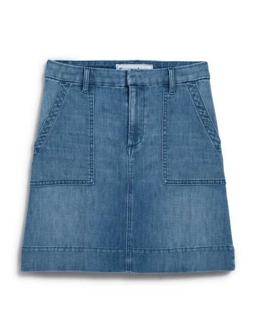 Jameson Skirt - Utility Blue w/Light Wash