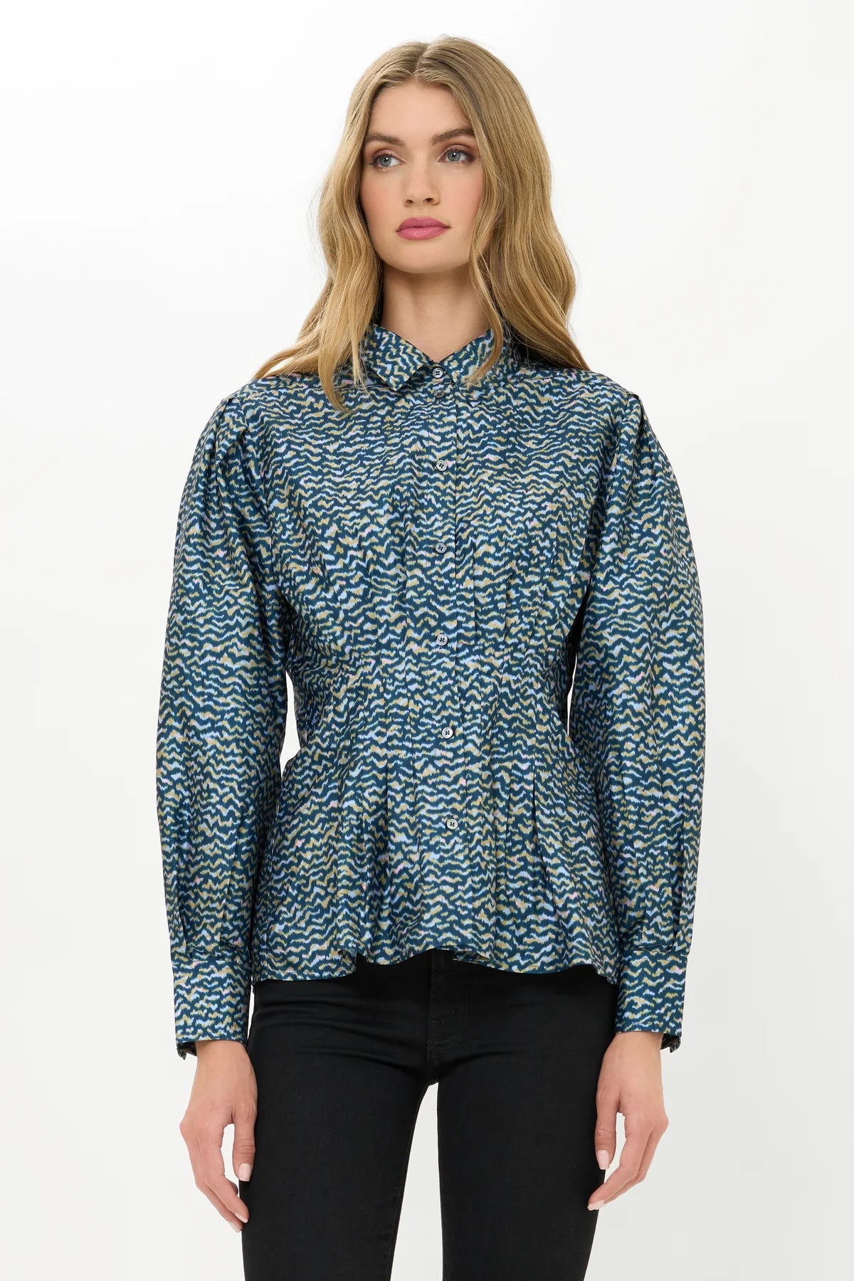 Elizabeth Top in Jag Navy