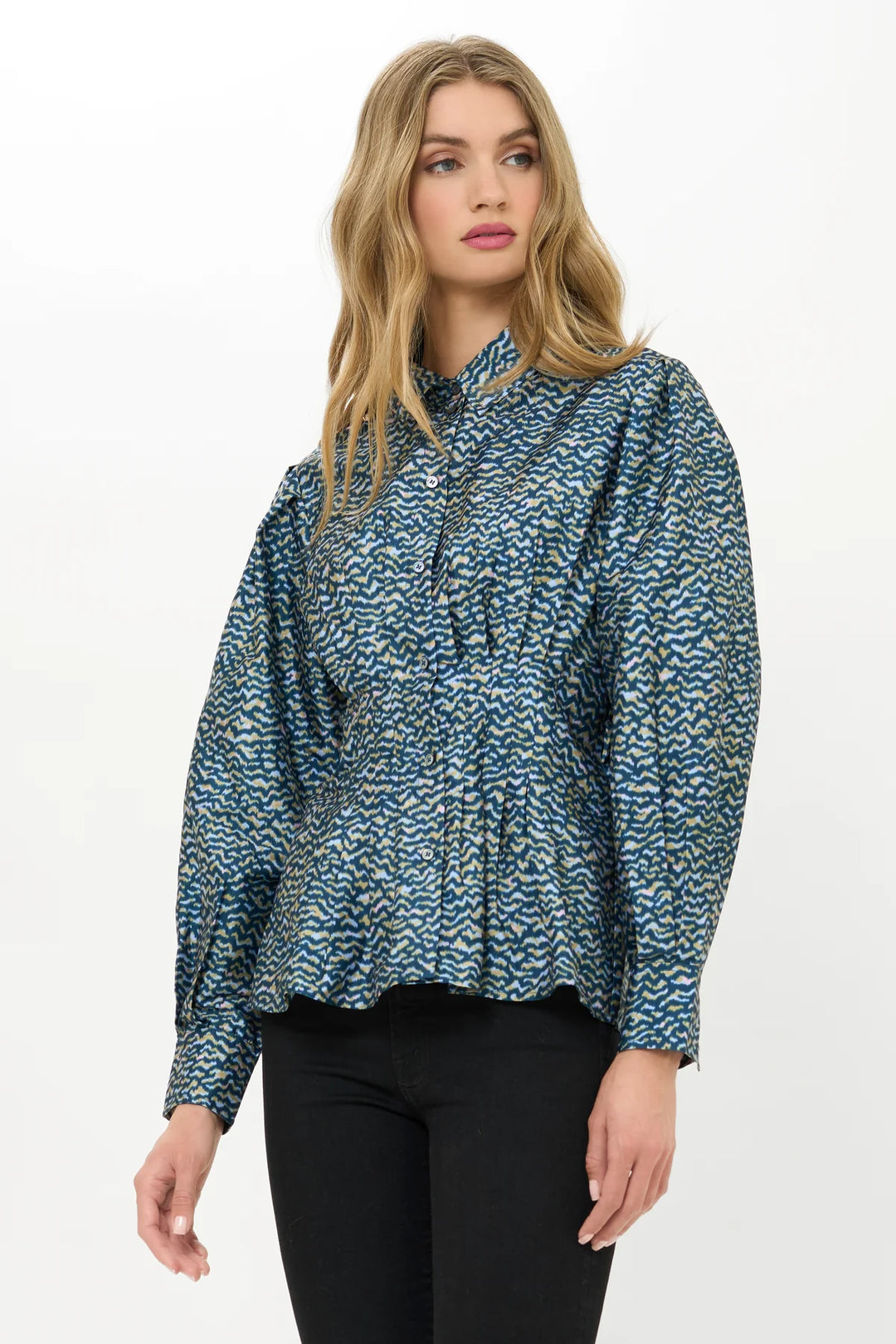 Elizabeth Top in Jag Navy