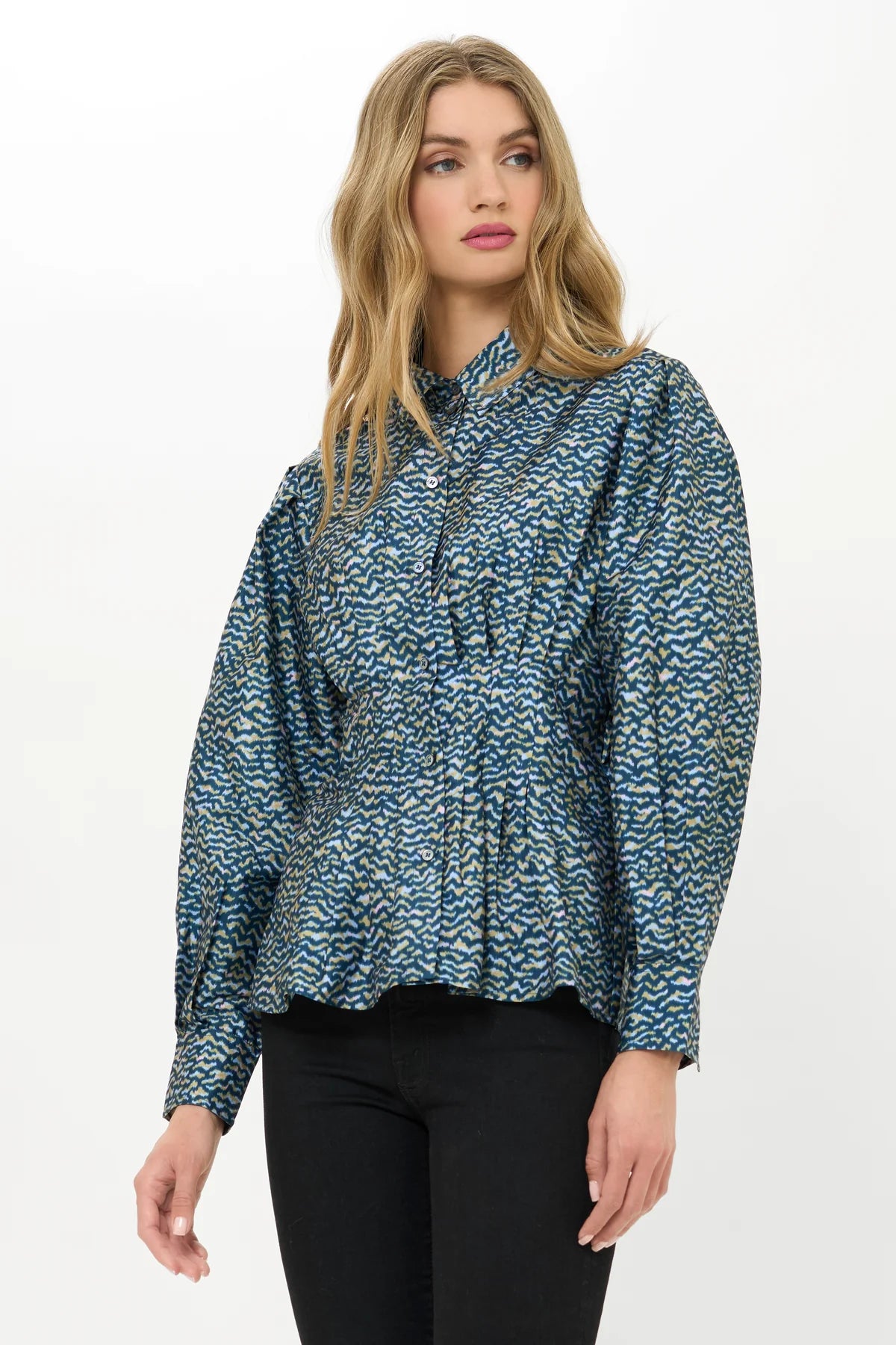 Elizabeth Top in Jag Navy